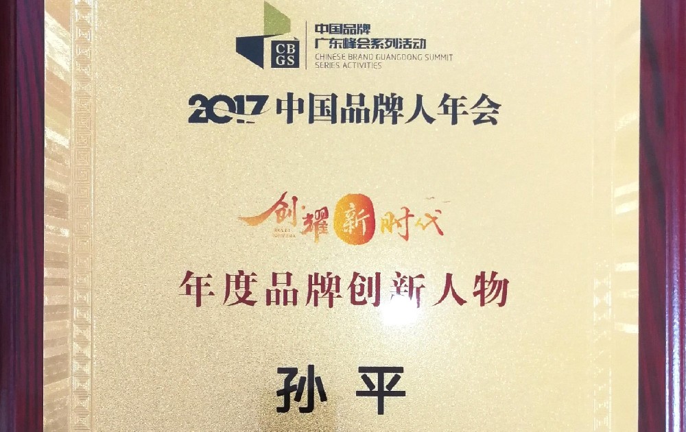 数字商业架构师孙平荣获中国品牌人年会年度品牌创新人物！